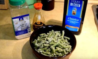 Ингредиенты для приготовления зеленой фасоли