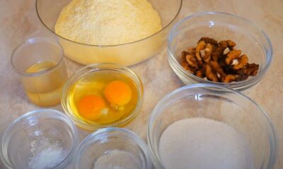 Ингредиенты для печенье кукурузной муки